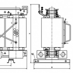 10kV級(jí)SC(B)系列三相干式配電變壓器